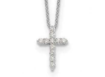 14K White Gold 1/4 Carat Diamond Necklace