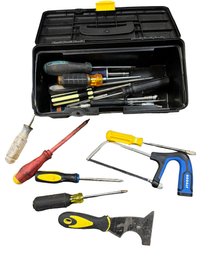 Assorted Tools In Small Tool Box
