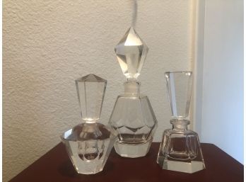Glass Perfume Set