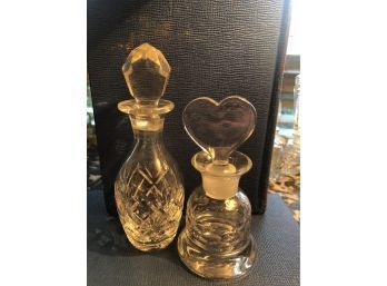Glass Perfume Bottle Set