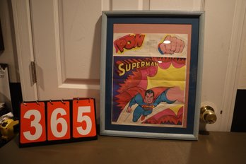 1978 Superman Vintage Pop-Out Framed