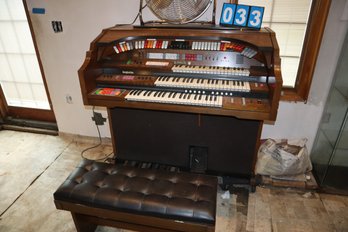 Kimball Imagination Electronic Organ Piano W/ Bench