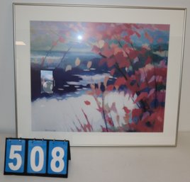 33' X 38' - Framed Art Work - Unknown Artist
