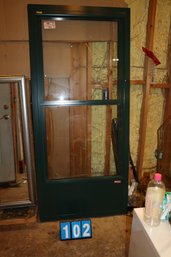 Green Larson Storm Door - 35.5' X 79'