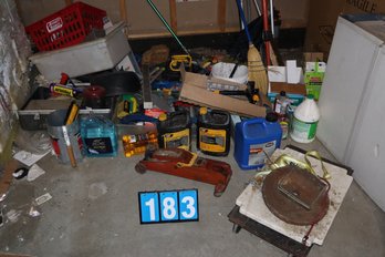 HUGE Lot Of Tools, Fluids, & Cleaning Supplies
