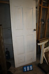 Large White Door - For House 78' Tall X 30' Width