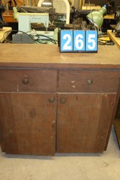 Wooden Work Tool Cabinet