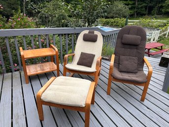 Vintage Rocker And Chair Set By Brigger Furniture