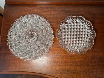 Pressed Glass Plates