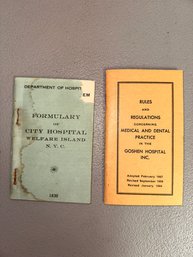 Vintage Formulary Booklets (2)