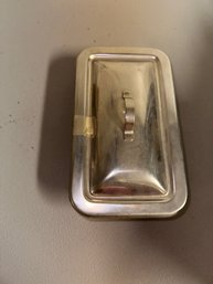 Vintage Stainless Steel Box With Cover