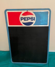 Vintage Metal Pepsi Chalkboard
