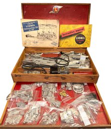Vintage 1940s Lionel Construction Kit In Wooden Box