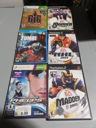 6 ASSORTED GAMES