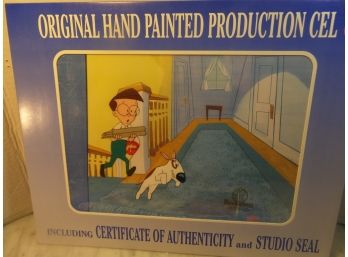 HAND PAINTED PRODUCTION CEL W/ CERTIFICATE