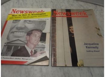2 NEWSWEEK MAGAZINE NOVEMBER 21, 1960 AND JANUARY 6, 1964