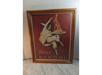 PATES BARONI FRAMED PICTURE DATED 1921