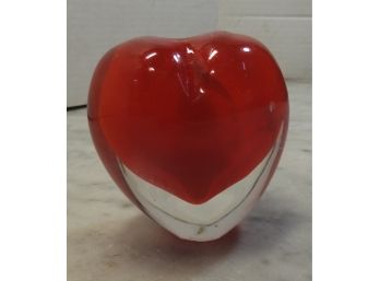 RED HEART PAPER WEIGHT