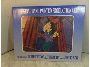 HAND PAINTED PRODUCTION CELL FROM BACK TO THE FUTURE
