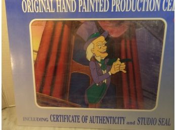 HAND PAINTED PRODUCTION CEL W/ CERTIFICATE