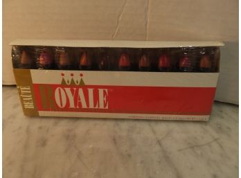 NEW IN PACKAGE 10 ASSORTED LIPSTICKS BY ROYALE