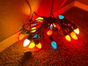 Vintage String Of 25 C9 Opaque Bulbs Multi-Colored Tested Working #2