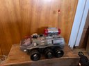 1970s Nanyang Space Rocket Car Battery Operated Laser Cannon Vehicle NEW IN ORIGINAL BOX