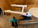 Vintage 1974 Mego Dr. Spock Action Figure  Star Trek & USS Enterprise (NCC-1701) Model Possibly TV Show Prop