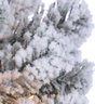 7' Winter Wonder Lane Pre Lit Lake Tahoe Flocked Christmas Tree 400 Clear Lights, 774 Tips