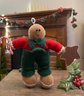 Vintage Annalee Gingerbread Plush Holiday Decor Candy Cane And Cookie Christmas