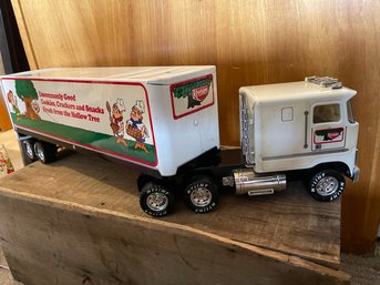 Nylint Keebler Tractor Trailer 1:8 Scale Diecast Semi 1986 Pressed Steel GMC TOY