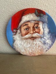 New Seasons Santa Claus Christmas Cookie Collector Plate Illustrator: Michael Jaroszko