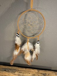 Dream Catcher Brown With Feathers