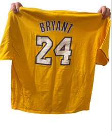 Vintage 90s Kobe Bryant T Shirt Lakers Authentic #24 Adidas 2XL