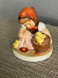 Goebel Chick Girl Collectible German Porcelain Figurine New In Original Box