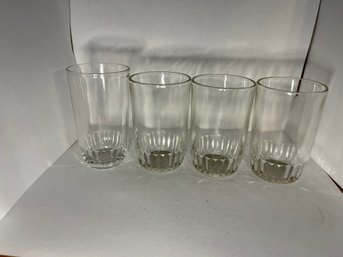 Set Of 4 Authentic Vintage Whiskey Old Fashioned Tumbler Glasses  Barn Find