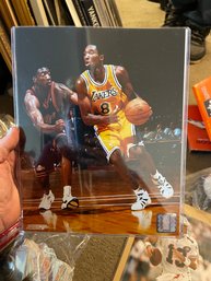 Official Photofile With COA Rookie Kobe Bryant NBA Hoops #8 Los Angeles Lakers RARE PHOTO 8X10 MINT