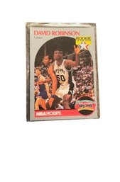 1990-1991 Hoops #270 David Robinson Spurs Nba Basketball Rookie Of The Year Nba Hoops San Antonio