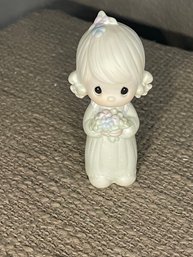 Enesco Precious Moments Junior Bridesmaid One Of Eight Figurines In The 'wedding Party' Series E-2845