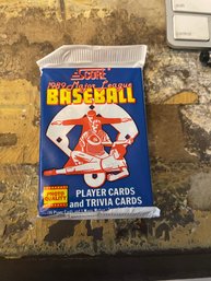 1989 Score Major League Baseball MLB Plater Crds And Trivia Cards Photo Quality Unopened Pack 16 Player Cards