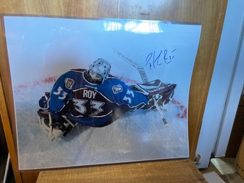 Colorado Avalanche Autographed Photo Roy, Nhl, Hockey, 33