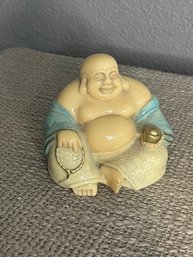 Vintage Buddha Japanese Mudman Sculpture By Sadek Andrea