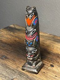 Vintage Decorative Totem Pole Authentic Alaska Craft #28 Ketchikan Alaska