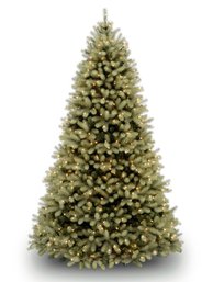 7 Ft Rotating Douglas Fir Christmas Tree Pre Lit Royal Majestic  800 White Lights