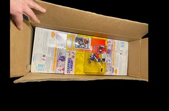 Large Box Of Assorted Starting Line Up Lottery Sealed New In Box Approximately 33 1980s To 1990s NHL New Ed