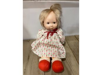 Vintage 1973 Fisher Price Lapsitter Doll, Baby Ann, #204 Soft Body Doll, Toy Soft Baby G34