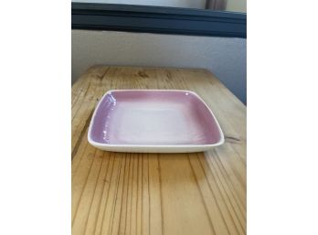 Small McCoy Square Table Storage Tray, Valet Tray, Jewelry Catch, MCM, Vintage, RARE, Coffee Table Tray, Pink