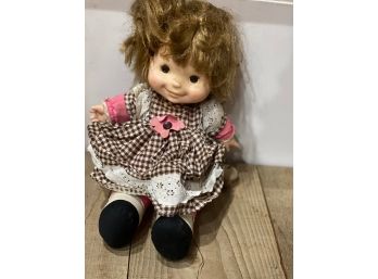 Vintage 1973 Fisher Price Lapsitter Doll, Baby Natalie, #202, Soft Body Doll, Toy Soft Baby, Alternate Version
