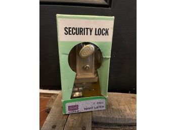 Vintage, Old Stock, NIB, With Hardware And Keys Included, Original Unopened Package, Deadbolt Security Lock