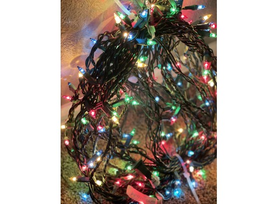 Mini String Lights Outdoor Indoor 200 Count Multicolor Mini Lights Tested Working Static #1